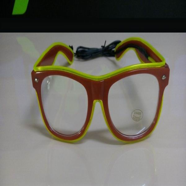 high quality el glasses/el wire glasses/el wire sunglasses for party events