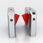 Electronic Flap Barrier Access Control System Adjustable Delay Closing