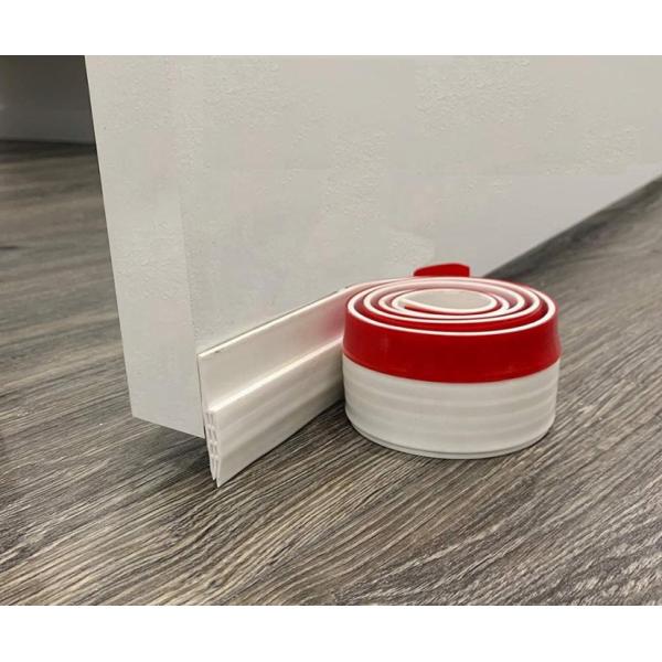 Black Silicone Door Weather Stripping Door Draft Stopper with Material Sample 5-7days