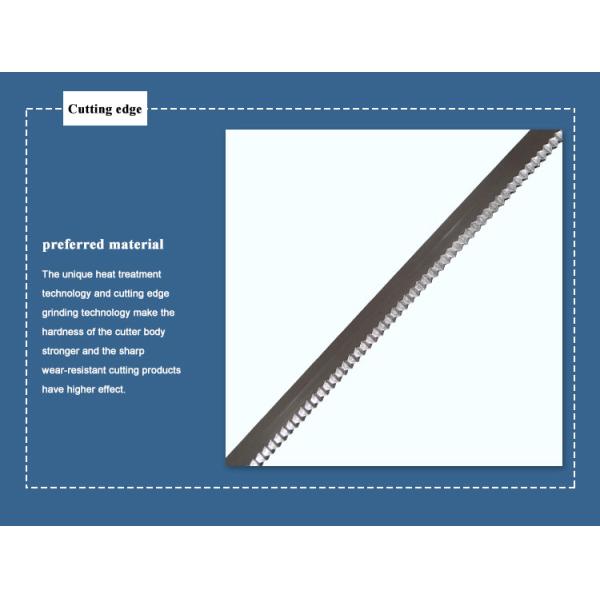 SUS420j2 HRC55 Food Packaging Machine Zig Zag Blade