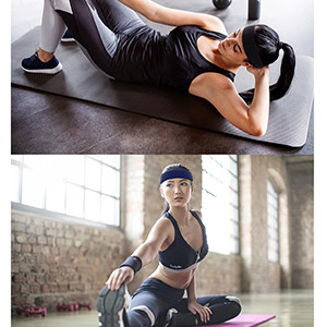 Sweatbands Polyester Cotton Workout Sweat Absorbing Headband For Sports Hair Band