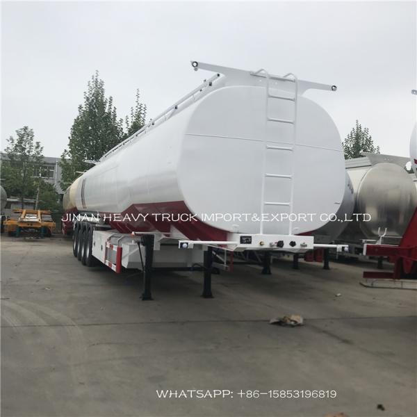 3 Axles Fuwa Or Bpw Liquid Transport Truck Trailer Can Be Heated 40 Cubic