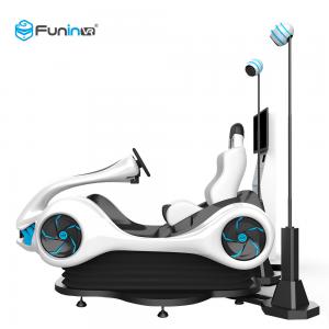 China 220 V 400KG 0.7KW 9D Virtual Reality Simulator Racing Games Karting Car For Children on sale