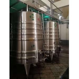 Fruit Wine Making Equipment , 5000l Stainless Steel Fermentation Vessel