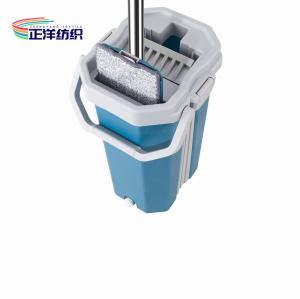 Quality 125cm Cleaning Mop Handle Plastic Water Squeezing Bucket Hand Wash Free Mop for sale