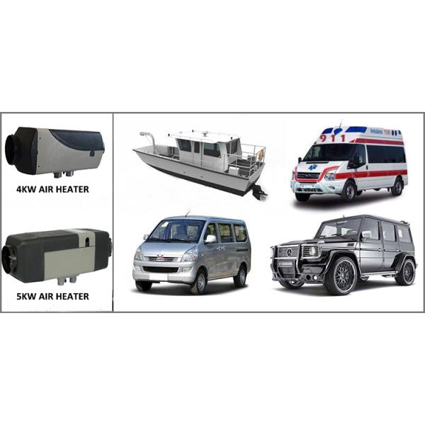 JP Digital Controller 2KW Diesel Air Parking Heater 12V With 10L Plastic Fuel Tank For Auto Cars