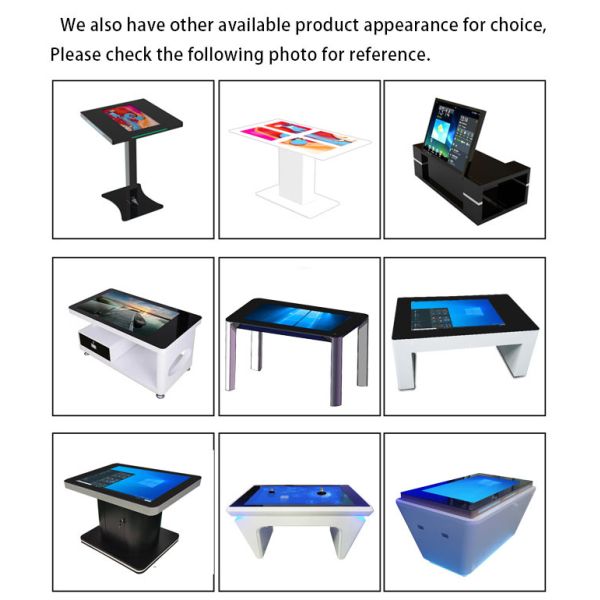 43 inch Smart Touch Table Lcd Table Smart Windows Interactive Multitouch Lcd Computer Advertising Screen