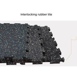 Nontoxic Fitness Rubber Flooring Puzzle Anti Skid Multipurpose