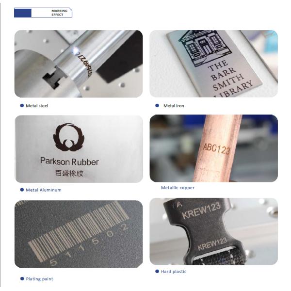 0.002mm Integrated Laser Marking Machine 7000mm/S , Portable Mini Metal Engraving Machine