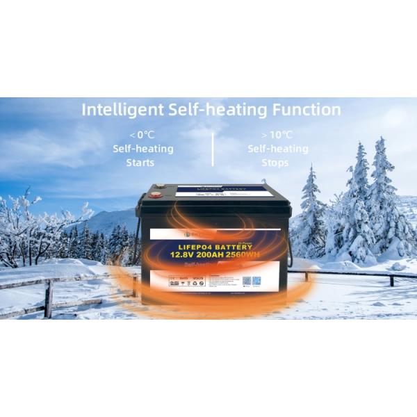 Powerful 2560Wh Rv Camper Motorhome Battery With 14.6V Over Voltage Protection