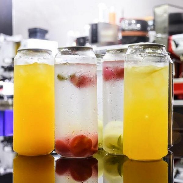 Eco Easy Open Plastic Beverage Bottles Pear - Shaped Customized Printing