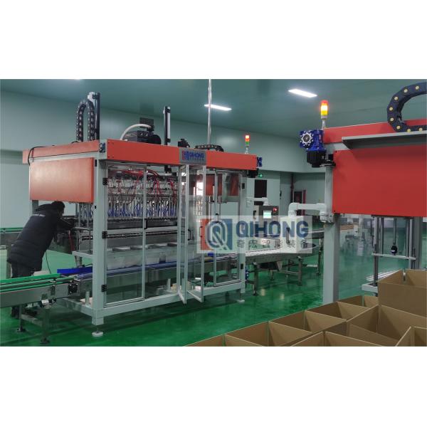 5 Heads Automatic Carton Packing Machine, 25 Boxes/Min For Beer Carton Packing