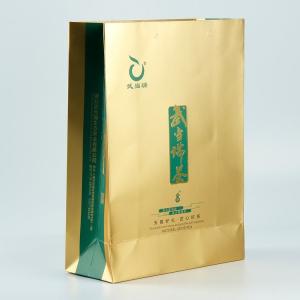 China CMYK Pantone Custom Printed Paper Bags With Handles 300gsm on sale
