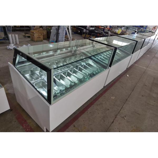 Ice Cream Shops Equipment Ice Cream Display Freezer Ice Cream Dipping Cabinet