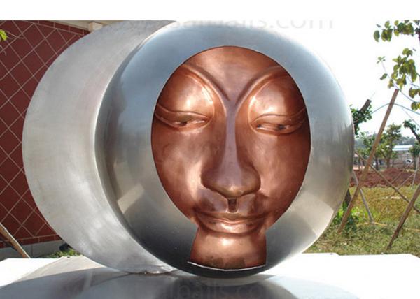 Buy Welding Decorations Metal Bronze Statue Abstract Garden Sculpture 200cm Dia at wholesale prices