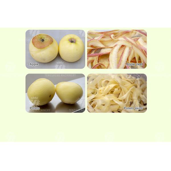 220V Semi-automatic fruit peeler Stainless steel commercial Apple peeler Small lemon peeler