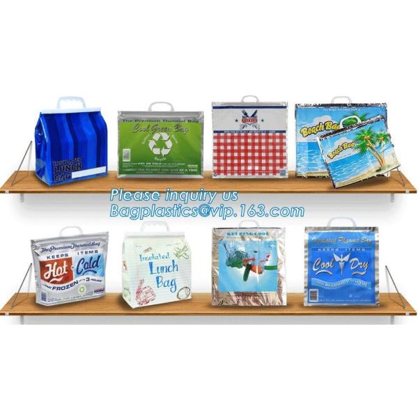 Foldable Lunch Insulated Cooler Bag Heated Food Delivery Bag Thermal Pizza Delivery Cooler Bag