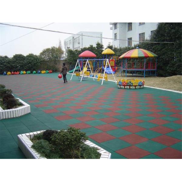 Custom Gym Rubber Floor Mat Outdoor Sports Double Surface Rubber Gym Mat Flooring Tiles