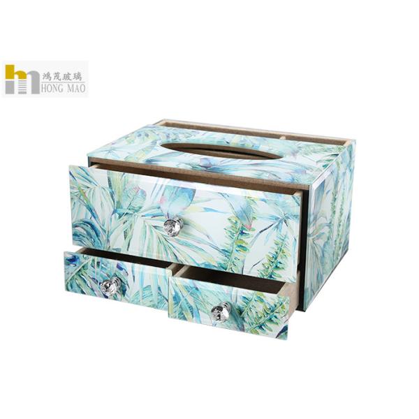 Beautiful Decorative Tissue Box / Tissue Storage Box For Office Lightweight
