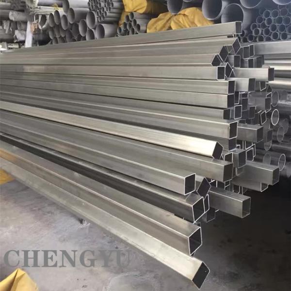 310S 904L Stainless Steel Square Pipe Brush Polish Seamless Square Tube AISI