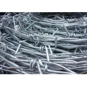 Quality Lawn SWG12# X 14# Hot Dipped Galvanized 50kg Barbed Wires for sale
