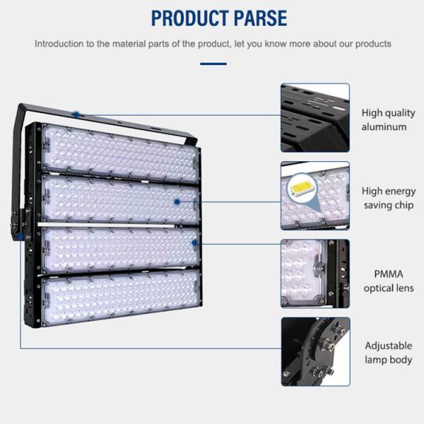 Waterproof Led Field Lights Ip66 IK08 Led Stadium Flood Lights For Sports Billboard Garage