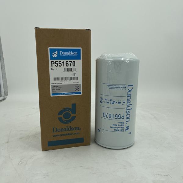 P551670 860104429 800161317 Industrial Oil Filter With Gasket Id 63mm And Work Life 2000- 4000h