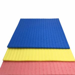 Quality 15x15cm Wood Pulp Kitchen Sponge Cloth Biodegradable High Absorbency for sale