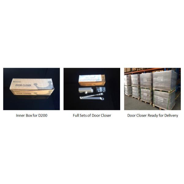 Aluminum Automatic Fire Door Closers Reinforced Steel Arm Small Size and Body