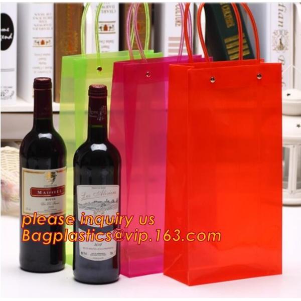 wine bottle holder, wine bottle carrier, Wine Chill Bag, pvc cool bag, waterproof pvc cooler bag, chill bag, wine bottle