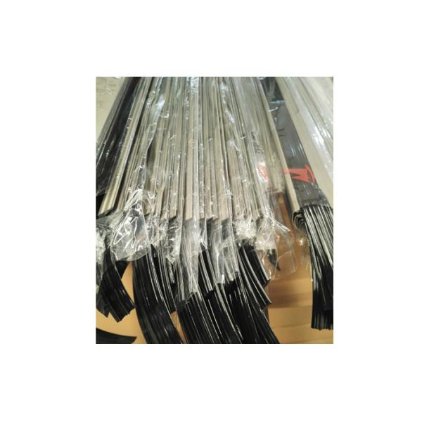 Modern Outdoor No Slip Stair Nosing Screws Firlmly Fixed PVC Rubber Inserted