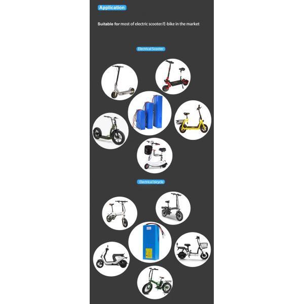 Customized Rechargeable Li Ion Battery Pack 48V 72V For E Bike Scooter