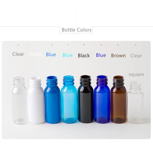 Durable Empty Plastic PET Bottles Cosmetic Packing With Needle Mouth Cover