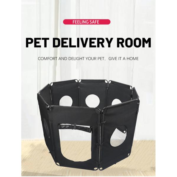 600D Oxford Outdoor Pet Gear Folding Pet Playpen Fence Movable Detachable