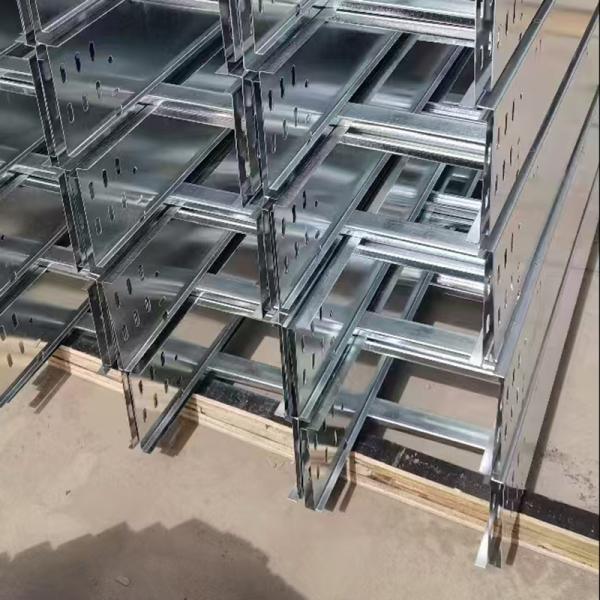 Wall Or Floor Mounted Hot Dip Galvanized Cable Tray Width 50mm-1000mm For Versatile Cable Management