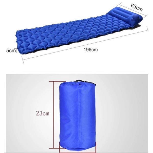 OEM Ultralight Foldable Air Cushion S Sleeping Rubber Mat With Pillow