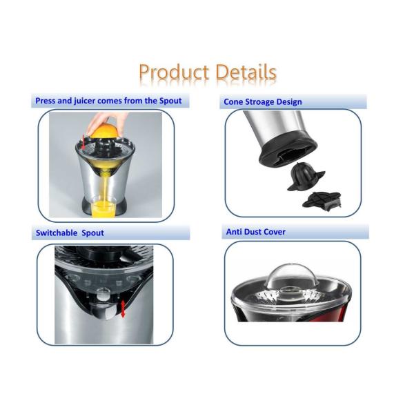 Kavbao Stainless Steel Dash Citurs Juicer KP100 Kavbao Stainless Steel Dash Citurs Juicer KP100