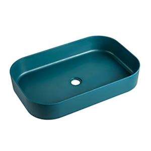 Modern Bathroom Melamine Hotel Wash Basin Countertop Mounting