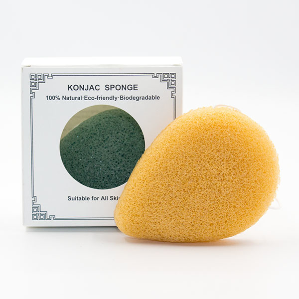 Large Water Drop Makeup Sponge Bamboo Charcoal Konjac Sponge 8.5*8.5*1.8cm