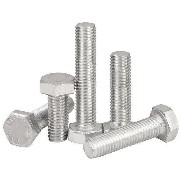 Super Duplex Stainless Steel Hex Head Screw Bolt Metric Threaded Din933 M6 Hexagon Bolts