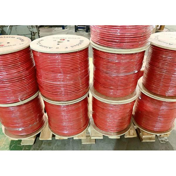 Fire And Smoke Alarm Cable 1.0MM2 Solid Copper Flame Proof PVC Shielded Security Wire