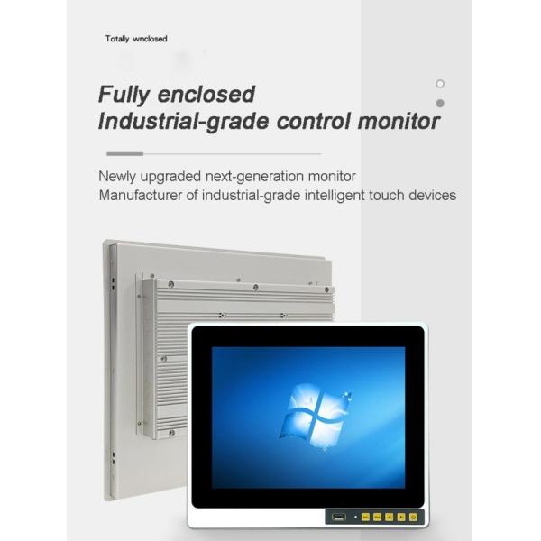 On Sale 15 Inch Rear-mount Industrial Control Computer I5 7300U LCD Touch Screen Monitor 8G 128G Wall Panel Mount PC Embedded Industrial Panel PC
