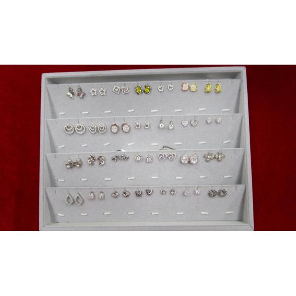 18K Gold Plated 925 Sterling Silver Flower Shaped Mother of Pearl Bracelet with 6.5" Length