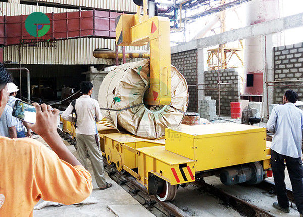 Shipyard Transport Flat Bed 60 Tons Electric Transfer Cart for Handling Steel Plates