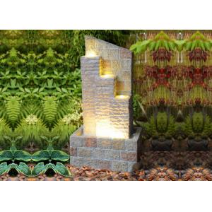 Quality Three Steps Sandstone Brick Garden Fountain for sale