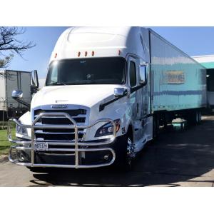 Quality OEM Manufacturer Wholesale 304 Stainless Steel Truck Deer Guard Hand Polish Technology For Freightliner for sale