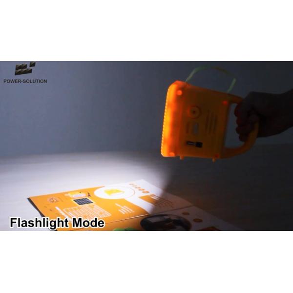 Poly Crystalline Solar Power LED Lantern 3W 6V Portable Rechargeable Light