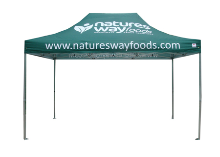 Safety Outdoor Folding Tent , Outside Canopy Tents Single Or Double Sided Printed