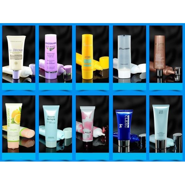 Empty Squeezable Soft Plastic Cosmetic Tubes Food Grade For Toothpaste Body Lotion