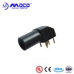 Durable M12 Connector 4 Pin With 90° Socket , Printed Circuit Push Pull